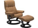 Relaxsessel STRESSLESS "Mayfair", braun (taupe paloma), B:75cm H:99cm T:73cm, Leder BATICK: BATICK ist ein leicht korrigiertes, durchgefärbtes und genarbtes Möbelleder, bei dem die meisten Unebenheiten und Spuren in der Regel entfernt wurden.;Leder PALOMA: PALOMA ist ein durchgefärbtes Semianilin-Möbelleder mit natürlicher Narbung.;ROHLEDER Stoff Q2 FARON: Ein fester zuverlässiger Bouclé mit einem