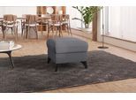 Polsterhocker SIT & MORE "Astoria", grau (anthrazit), B:63cm H:48cm T:74cm, 100% Polyester, Hocker, Polsterhocker, Passend zur "Astoria"-Serie