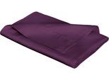 Betttuch FLEURESSE "Colours", lila (lavendel), B:220cm L:260cm, Mako-Satin, Obermaterial: 100% Baumwolle, Bettlaken, Betttuch, offenes Bettlaken