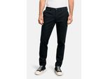 Stoffhose OLYMP "OLYMP Chino, slim fit", Herren, Gr. 33, Länge 36, marine, 67% Baumwolle, 24% Lyocell, 7% Polyester, 2% Elasthan, Hosen Stoffhose