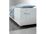 Spannbettlaken FLEURESSE "Comfort XL", silber (silberfarben), 1 Stk., Mako-Jersey, 140x200 140x210 140x220 150x200 150x210 150x220 160x200 160x210 160x220 40cm, Mako-Jersey, Obermaterial: 96% Baumwolle, 4% Elasthan (LYCRA), Bettlaken, Spannbettlaken, Mako-Jersey, für Matratzen bis 40 cm Höhe, Bettlaken, Spannbetttuch