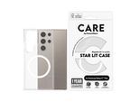 CARE BY PANZERGLASS Handyhülle "Magnetic QI Compatible Star Lit Case für Samsung Galaxy S25 Ultra", transparent, B:11cm H:2,5cm T:20cm, Hüllen, Backcover, Schutzhülle, Handyschutzhülle, Case, Schutzcase, stoßfest, Handyhülle