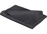 Betttuch FLEURESSE "Colours", grau (anthrazit), B:220cm L:260cm, Mako-Satin, Obermaterial: 100% Baumwolle, Bettlaken, Betttuch, offenes Bettlaken