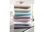 Spannbettlaken OTTO HOME "Strawberry in Gr. 90x200, 140x200 oder 180x200 cm", beige (creme), B:140cm L:200cm, Jersey, Obermaterial: 50% Baumwolle, 50% Polyester, Bettlaken, Spannbettlaken, für Matratzen bis 18cm Höhe, Spannbetttuch, Baumwollmischung
