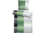 Bettwäsche "260994", sturmgrau, B/L: 155cm x 220cm, 1 Stk., 1 Stk., Microfaser, B/L: 80cm x 80cm, 2, Microfaser, Obermaterial: 100% Polyester, CASTELL - MARKENBETTWÄSCHE, Bettwäsche, Bettwäsche, Seersucker, bügelfrei, pflegeleicht, Reißverschluss, ganzjährig