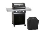 Rösle Gasgrill Videro G3 Pure, Schwarz, Metall, 58x118x127 cm, Deckel mit Sichtfenster, Seitenablage, Temperaturanzeige, herausnehmbare Fettauffangbox, Rädern, 2 gebremsten Warmhalterost, Druckregler, stufenlos regulierbar, Grills & Outdoor-Küchen, Gasgrills