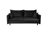 Mid.you , Schwarz , Textil , Füllung: Polyurethan (PUR),Polyurethan (Pur) , 216x96x102 cm , Made in EU , Liegefunktion ,