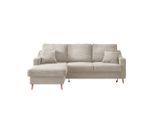P & B , Beige , Textil , Buche , Uni , Füllung: Schaumstoff,Schaumstoff , L-Form , 228x150 cm , Made in EU , Typenauswahl, Stoffauswahl, Liegefunktion, seitenverkehrt erhältlich, Schlafen auf Sitzhöhe, Rücken echt, Armteil links, Armteil rechts ,