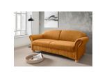 Livetastic , Goldfarben , Textil , Buche , Uni , 151x94x80 cm , Made in EU , Typenauswahl, Rücken echt , Wohnzimmer, Sofas & Couches, Sofas, 2er Sofas