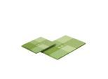 Grund , Grün , Textil , Karo , rechteckig , 40x50 cm , Oeko-Tex® Standard 100, Made in Europe , Heimtextilien, Badtextilien, Badematten, Badematten