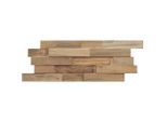 Möbelix , Braun , Holz , Teakholz , Holz , 20x2x50 cm , FSC , Dekoration, Wandverkleidungen, Wandverkleidungen