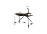 Livetastic , Naturfarben, Schwarz , Metall , rechteckig , 55x76x110 cm , Büromöbel, Schreibtische, Schreibtische
