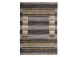 Möbelix , Braun, Grau, Schwarz, Beige , Textil , Ornament , rechteckig , 70x140 cm , Teppiche & Böden, Teppiche, Webteppiche