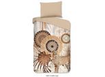 Möbelix , Sandfarben, Beige , Textil , Mandala , 140x200 cm , atmungsaktiv , Heimtextilien, Schlaftextilien, Bettwäsche, Baumwoll Bettwäsche