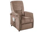 Livetastic , Hellbraun , Textil , 77x107x88 cm , Stoffauswahl, Relaxfunktion ,