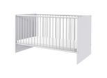 Mid.you , Weiß , Holzwerkstoff , 70x140 cm , GS-geprüft, BQ - Bündnis für Qualität, Made in Germany, DIN EN ISO 9001 , zum Juniorbett umbaubar ,