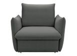 Looks by W.Joop , Grau , Textil , Uni , Füllung: Schaumstoff , 120x100x97 cm , Made in EU, FSC MIX , Stoffauswahl, Liegefunktion , Esszimmer, Esszimmerstühle, Polsterstühle