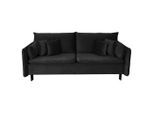 Mid.you , Schwarz , Textil , Füllung: Polyurethan (PUR),Polyurethan (PUR),Polyurethan (Pur) , 220x96x102 cm , Made in EU , Liegefunktion , Wohnzimmer, Sofas & Couches, Schlafsofas, Schlafsofas