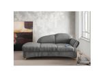 Livetastic , Graubraun , Textil , Buche , Uni , 190x84x86 cm , Made in EU , Typenauswahl, seitenverkehrt erhältlich, Rücken echt, Armteil rechts , Wohnzimmer, Sofas & Couches, Relaxliegen & Récamièren, Récamièren & Ottomanen