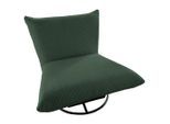 Livetastic , Dunkelgrün , Textil , 100x78x96 cm , Wohnzimmer, Sessel, Relaxsessel