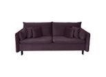 Mid.you , Aubergine , Textil , Füllung: Polyurethan (PUR),Polyurethan (PUR),Polyurethan (Pur) , 220x96x102 cm , Made in EU , Liegefunktion ,