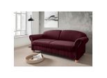 Livetastic , Bordeaux , Textil , Buche , Uni , 151x94x80 cm , Made in EU , Typenauswahl, Rücken echt ,