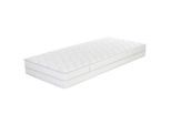 Mid.you , Weiß , Textil , H2 + H3 , Füllung: Polyester, Fleece , rechteckig , 90x200 cm , Härtegradauswahl, Bezug abnehmbar/waschbar, Ober- und Unterseite versteppt, wendbar, klimatisierte Belüftungskanäle, optimale Belüftung, schadstoffgeprüft, alternative Größen erhältlich, Partnermatratze, Wendematratze, orthopädische Matratze , Schlafzimmer, Matratzen, Wendematratzen