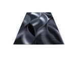 Ayyildiz , Schwarz , Textil , Uni , rechteckig , 200x290 cm , Oeko-Tex® Standard 100 , für Fußbodenheizung geeignet, schmutzabweisend, für Hausstauballergiker geeignet, lichtunempfindlich, antistatisch, pflegeleicht, strapazierfähig, leicht zusammenrollbar , Teppiche & Böden, Teppiche, Webteppiche