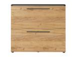 Germania , Graphitfarben, Eichefarben , Holzwerkstoff , 100x85x19 cm ,