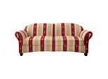 Livetastic , Rot , Textil , Buche , Streifen , 198x84x80 cm , Made in EU , Typenauswahl, Rücken echt ,