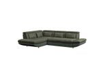Luca Bessoni , Dunkelgrün, Hellgrün , Textil , Ottomane links, L-Form , 311x233 cm , Stoffauswahl, seitenverkehrt erhältlich , Wohnzimmer, Sofas & Couches, Wohnlandschaften, Ecksofas