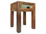 Mid.you , Braun , Holz , Mangoholz , massiv , 1 Schublade(n) Schubladen , 40x55x40 cm ,