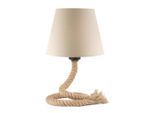 Möbelix , Beige , Metall, Textil , 23x32x23 cm , Beleuchtung, Innenleuchten, Tischlampen, Tischlampen