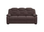Mid.you , Braun , Textil , 189x99x99 cm , Made in EU , Rücken echt, Armteil links, Armteil rechts , Wohnzimmer, Sofas & Couches, Sofas, 3er Sofas