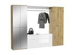Mid.you , Weiß Hochglanz , Holzwerkstoff , 2 Schublade(n) Schubladen , 243x193x34 cm , FSC MIX , stehend ,