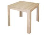 Livetastic , Sonoma Eiche , Holzwerkstoff , quadratisch , 80x75x80 cm , schnell aufzubauende und stabile Arbeitsfläche , Esszimmer, Esszimmertische, Esstische