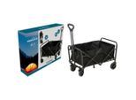 Möbelix , Schwarz , Metall, Kunststoff, Textil , 86x48x74 cm , Freizeit, Camping, Bollerwagen