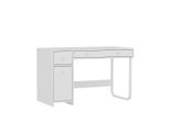 Livetastic , Weiß , Holzwerkstoff , Uni , 60x74x120 cm , Büromöbel, Schreibtische, Schreibtische
