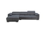 Livetastic , Grau , Holz, Metall, Textil , Lärche, Eukalyptusholz , massiv, Sperrholz , L-Form , 294x182 cm , elektrischer Sitzvorzug ,