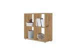 Mid.you , Eiche Artisan , Holzwerkstoff , 2 Fächer , 72x74x33 cm , Made in Germany , erweiterbar, stehend, in verschiedenen Größen erhältlich , Büromöbel, Aktenschränke & Aktenregale, Aktenregale