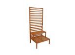 Gardenson , Eukalyptusholzfarben , Holz , Eukalyptusholz , Hartholz , 76x180x66 cm , Freizeit im Garten, Gartenaccessoires, Sichtschutz Balkon & Garten, Balkon- & Zaunblenden