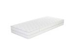 P & B , Weiß , Textil , H2 + H3 , Füllung: Polyester , rechteckig , 90x190 cm , Über- und Sondergrößen erhältlich, Bezug abnehmbar/waschbar, für Hausstauballergiker geeignet, wendbar, optimale Belüftung, schadstoffgeprüft, alternative Größen erhältlich, Wendematratze, orthopädische Matratze , Schlafzimmer, Matratzen, Wendematratzen