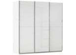 Luca Bessoni , Weiß , Glas, Holzwerkstoff , 3 Fächer , 242x223x66 cm , Blauer Engel, Goldenes M, Made in Germany ,