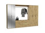 Mid.you , Glas, Holzwerkstoff , 2 Schublade(n) Schubladen , 273x193x34 cm , FSC MIX ,