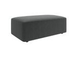 Trendmanufaktur , Anthrazit , Textil , rechteckig , 112x44x66 cm , Made in Europe , Wohnzimmer, Hocker, Hocker