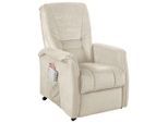 Livetastic , Beige , Textil , 77x107x88 cm , Made in EU , Stoffauswahl, Relaxfunktion, Netzbetrieb ,