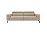Mid.you , Schlammfarben , Textil , Uni , 238x79x104 cm , Made in EU, FSC MIX , Rücken echt , Wohnzimmer, Sofas & Couches, Sofas, 3er Sofas