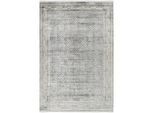 Dieter Knoll , Grau , Textil , Abstraktes , rechteckig , 67x130 cm , Oeko-Tex® Standard 100 , für Fußbodenheizung geeignet, rutschfest, in verschiedenen Größen erhältlich, für Hausstauballergiker geeignet, antistatisch, pflegeleicht, strapazierfähig, reißfest , Teppiche & Böden, Teppiche, Webteppiche
