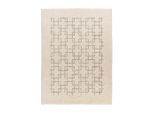 Obsession , Creme , Textil , Graphik , rechteckig , 80x150 cm , für Fußbodenheizung geeignet , Teppiche & Böden, Teppiche, Webteppiche, Flachwebteppiche