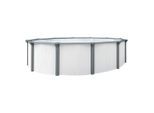 Möbelix , Grau, Weiß , 132 cm , Pools & Wasserspaß, Pools, Aufstellpools, Stahlwandpools